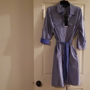 Jones New York shirt Dress with Pockets